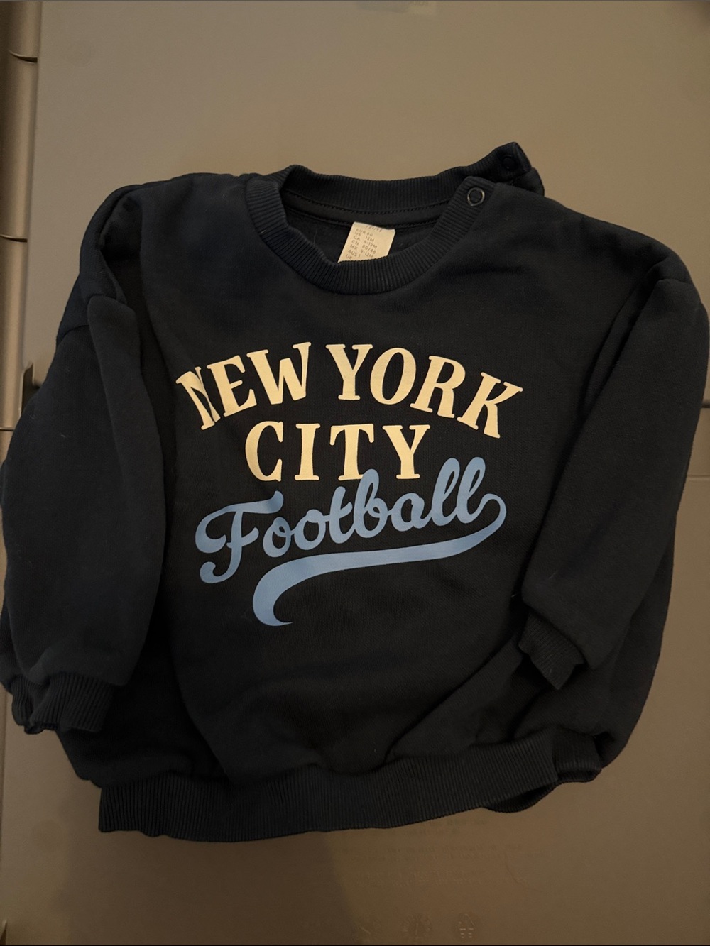 New York City Football Navy Crewneck Sweater
